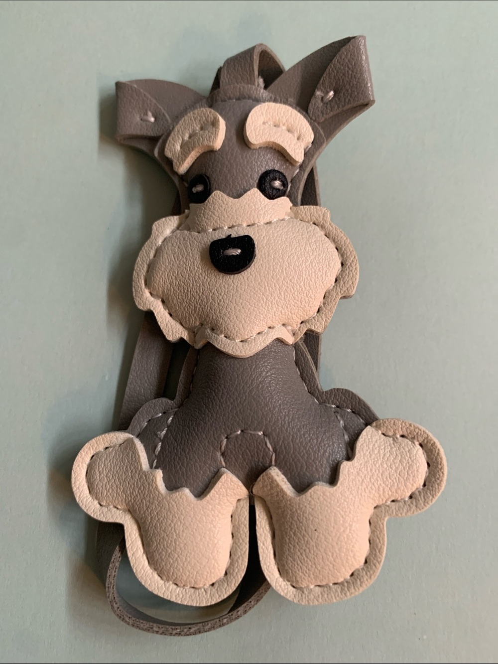 Schnauzer dog bag charms